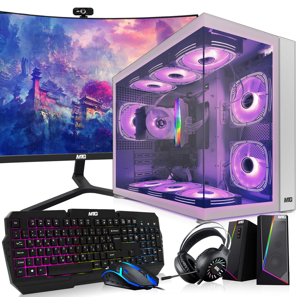 Gaming Tower PC, i5 8th Gen, 16GB RAM, 1TB Nvme X7340