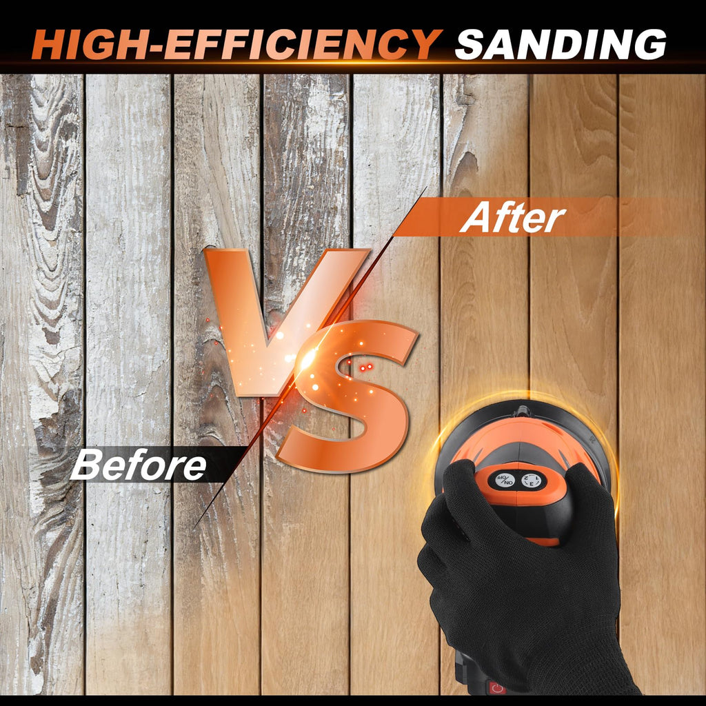 Cordless Random Orbital Sander 5 Inch A56475