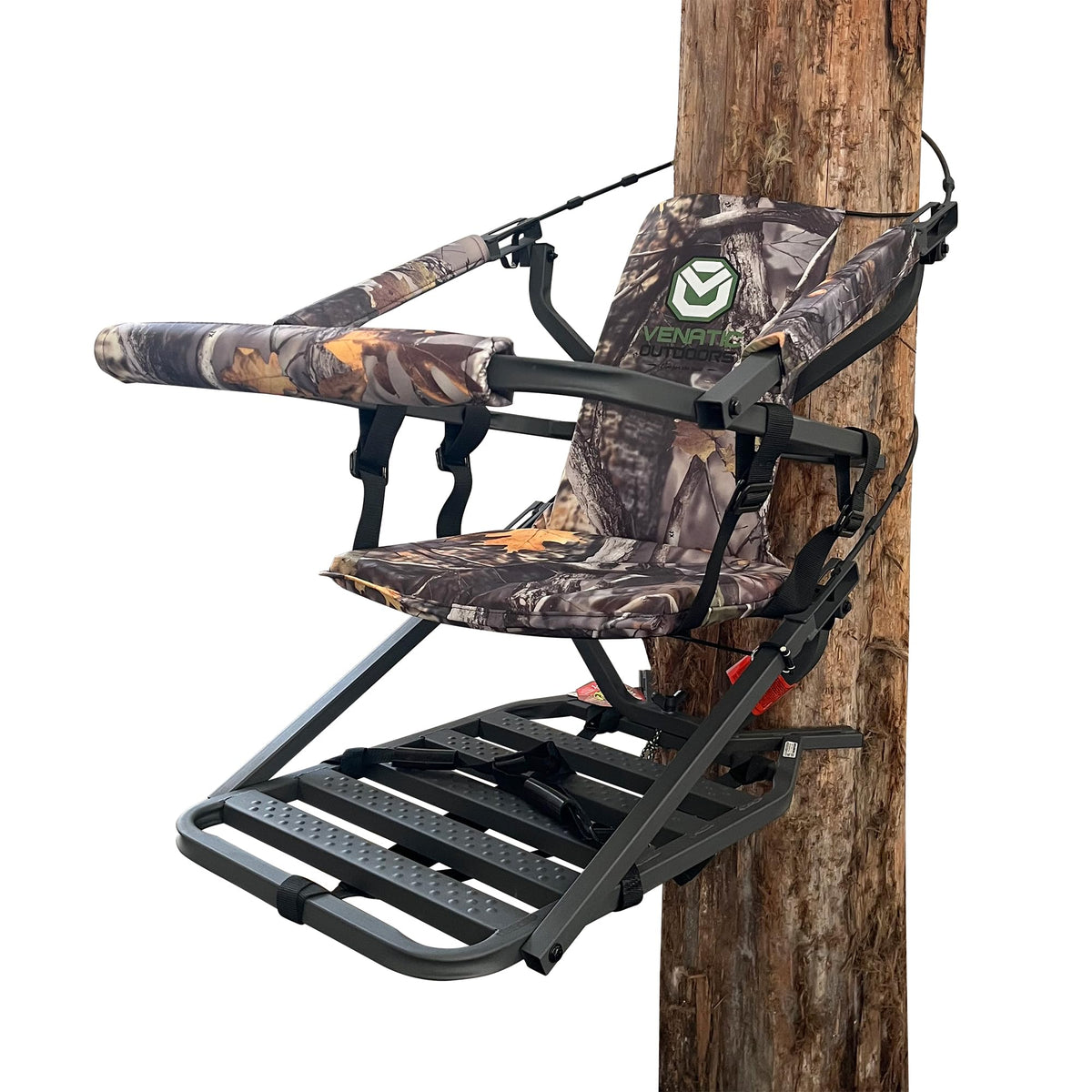 Climbing Tree Stand with Seat and Foot Platform Q80131