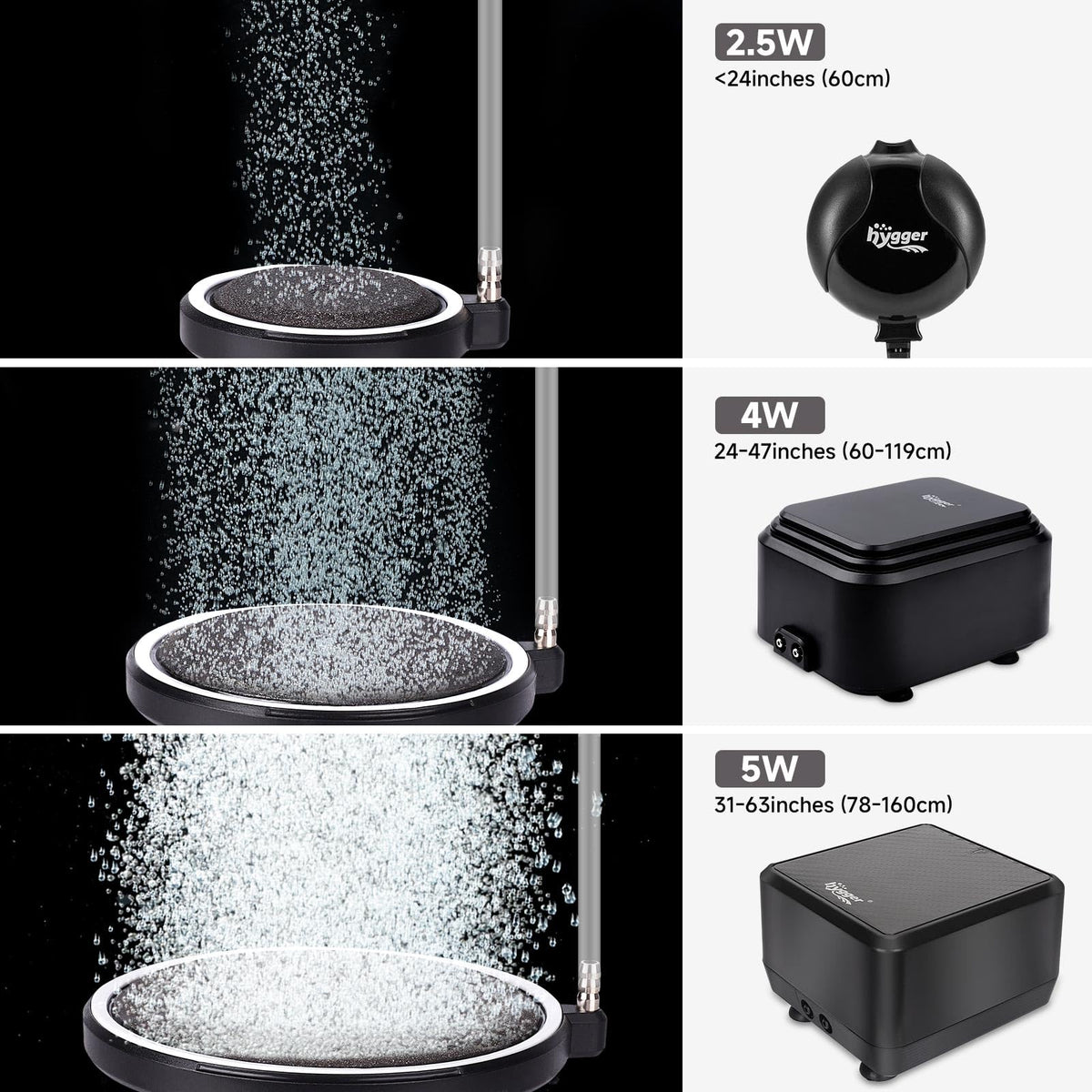 Aquarium Air Stone Diffuser Kit 2 x 2 Inch F797936