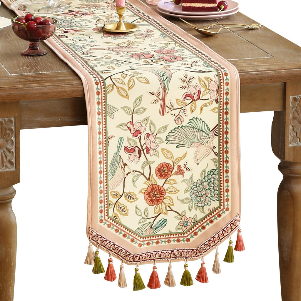 Vintage French Velvet Table Runner B59867