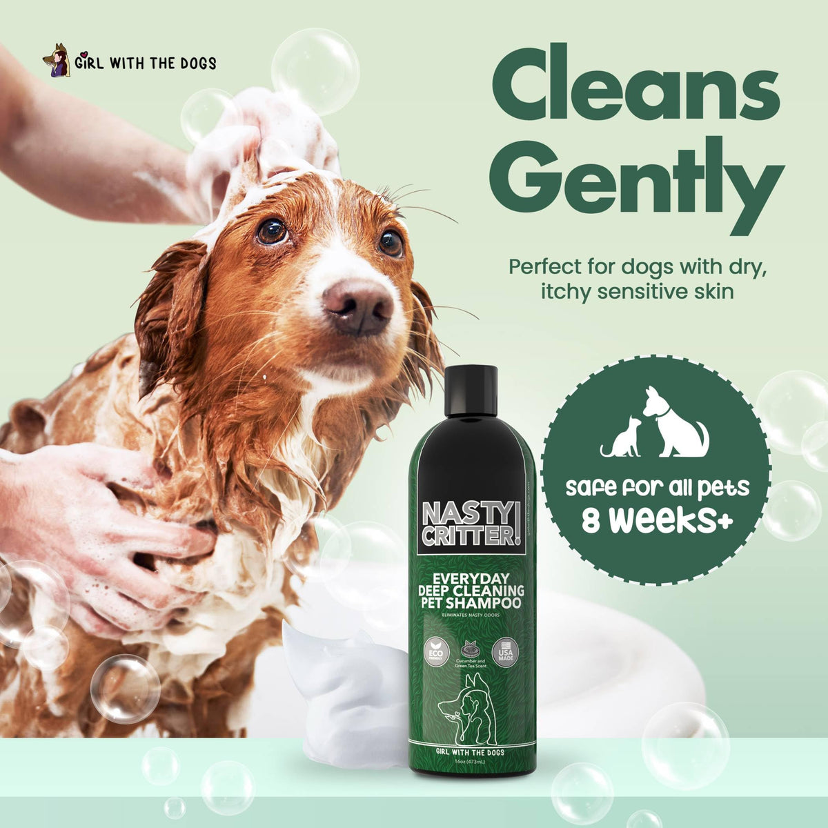 Deep Cleaning Dog & Cat Shampoo N4307