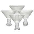 Clear 11.5 Ounce Glass Martini Set of 4 J715079