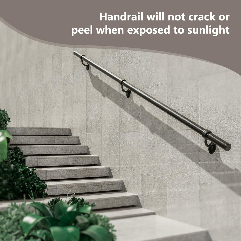 6 Feet Round Aluminum Stair Railing O93998