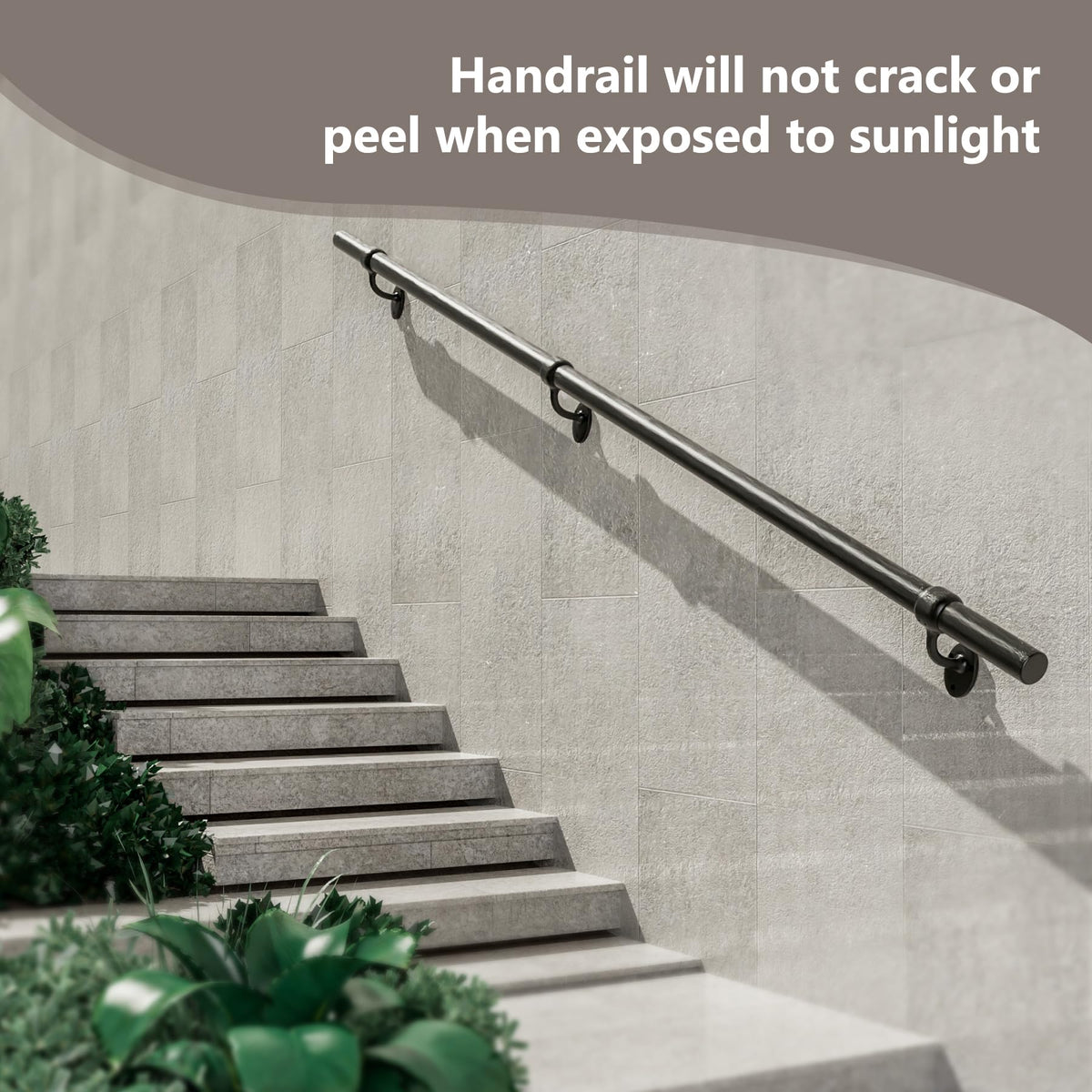 6 Feet Round Aluminum Stair Railing O93998