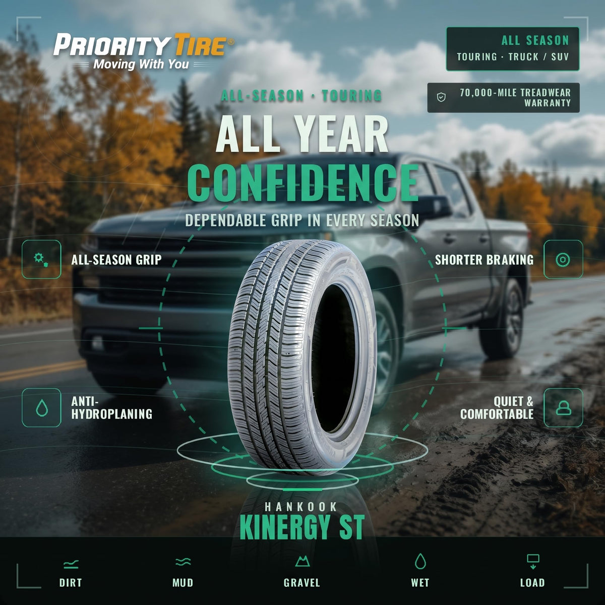 All Season Radial Tire 215/60R16 95H L93140