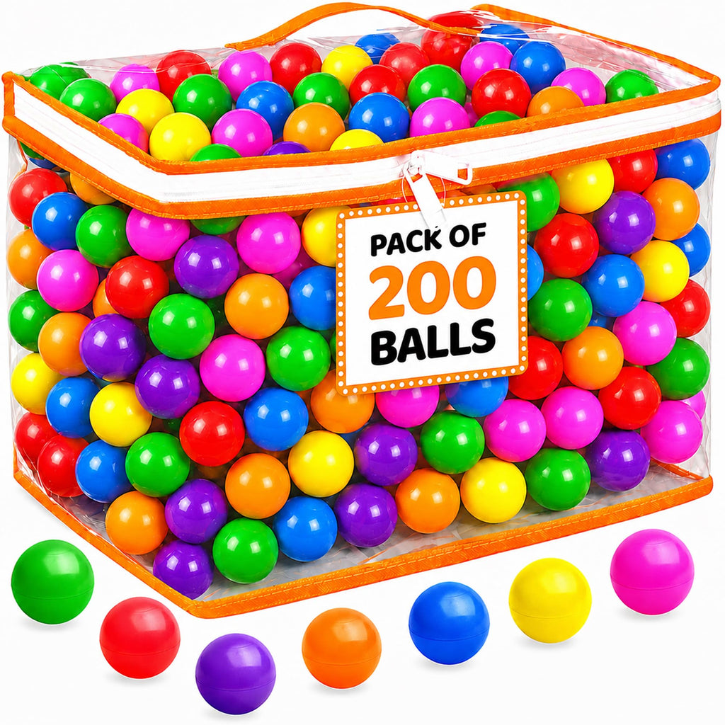 Ball Pit Balls with Reusable Storage Bag E278