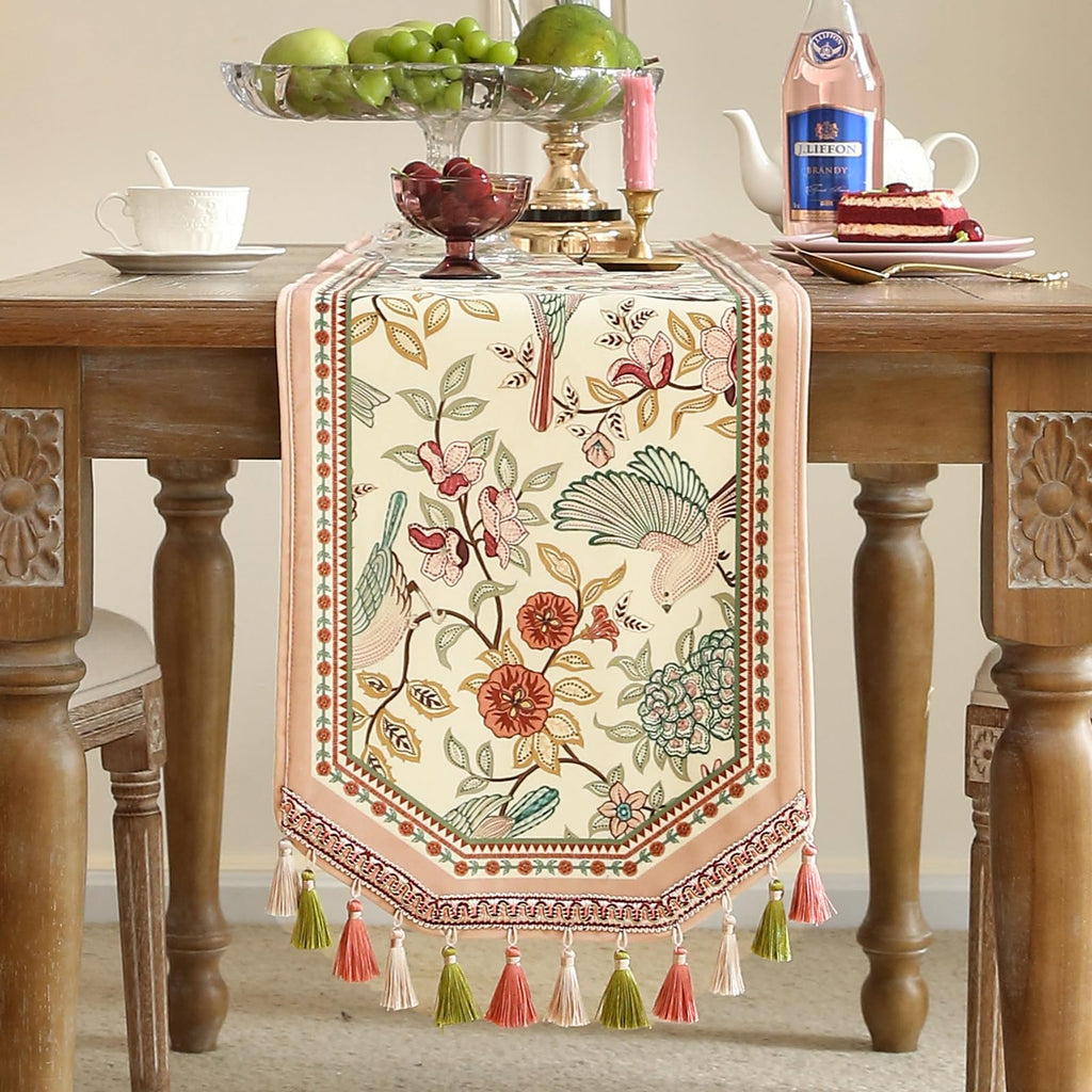 Vintage French Velvet Table Runner B59867