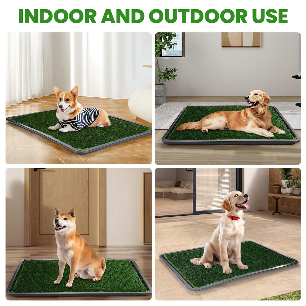 Artificial Grass Dog Potty Pad with Tray N4471