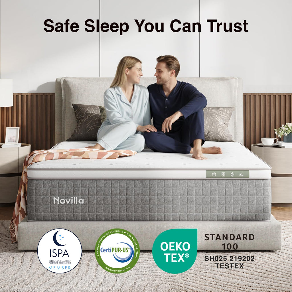 12 Inch Full Size Hybrid Gel Memory Foam Mattress U192