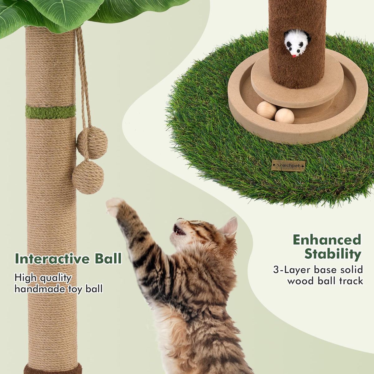 Tall Cat Scratching Post H494073