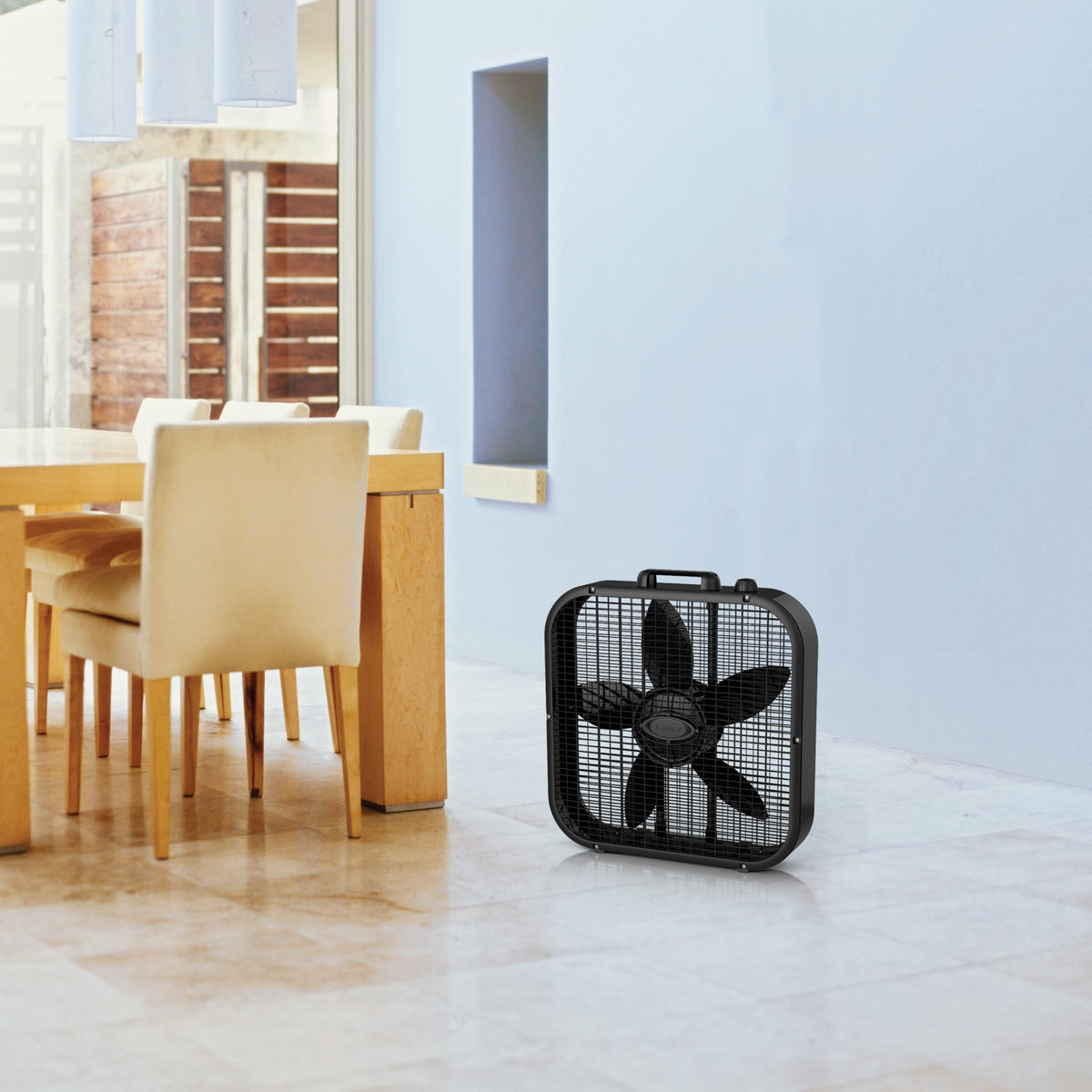 Black 20" Box Fan Q558