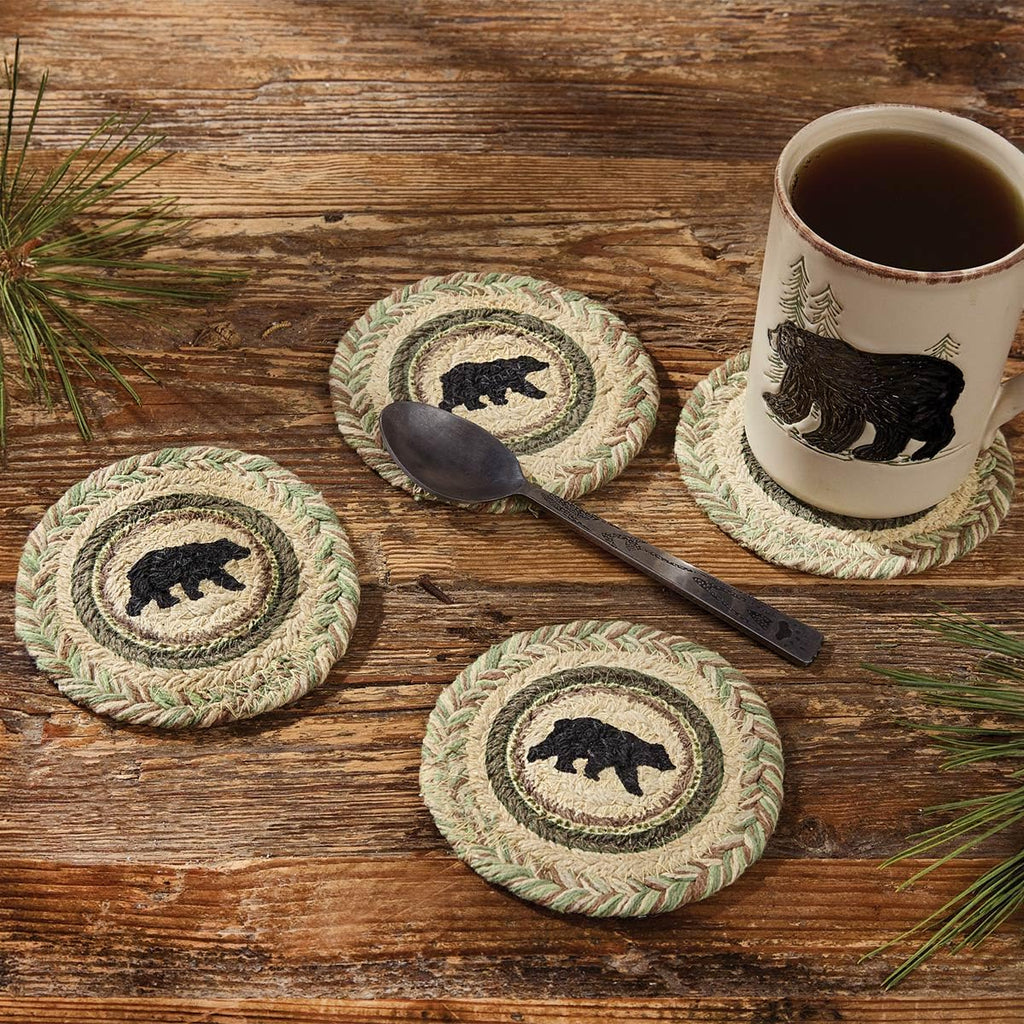 Black Bear Coaster Set G4511