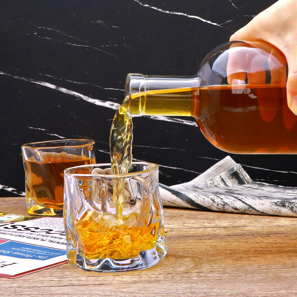 Clear Glass Bottles with T-Top Cork I524