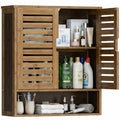 Bamboo Over-The-Toilet Storage Cabinet with 2 Door A9866