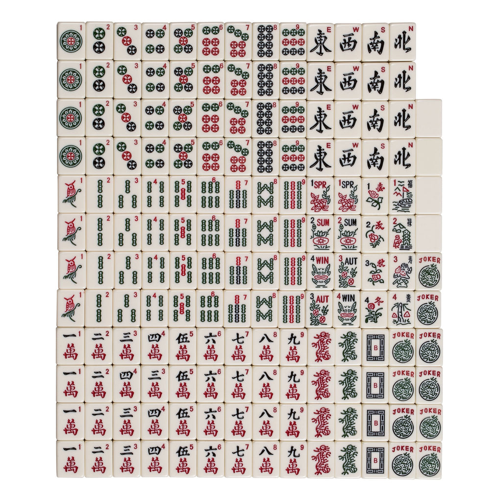 American Mahjong Set with Soft Case, Racks, Coins, Dice X335827