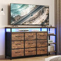 LED TV Stand Dresser with 9 Drawers G9092