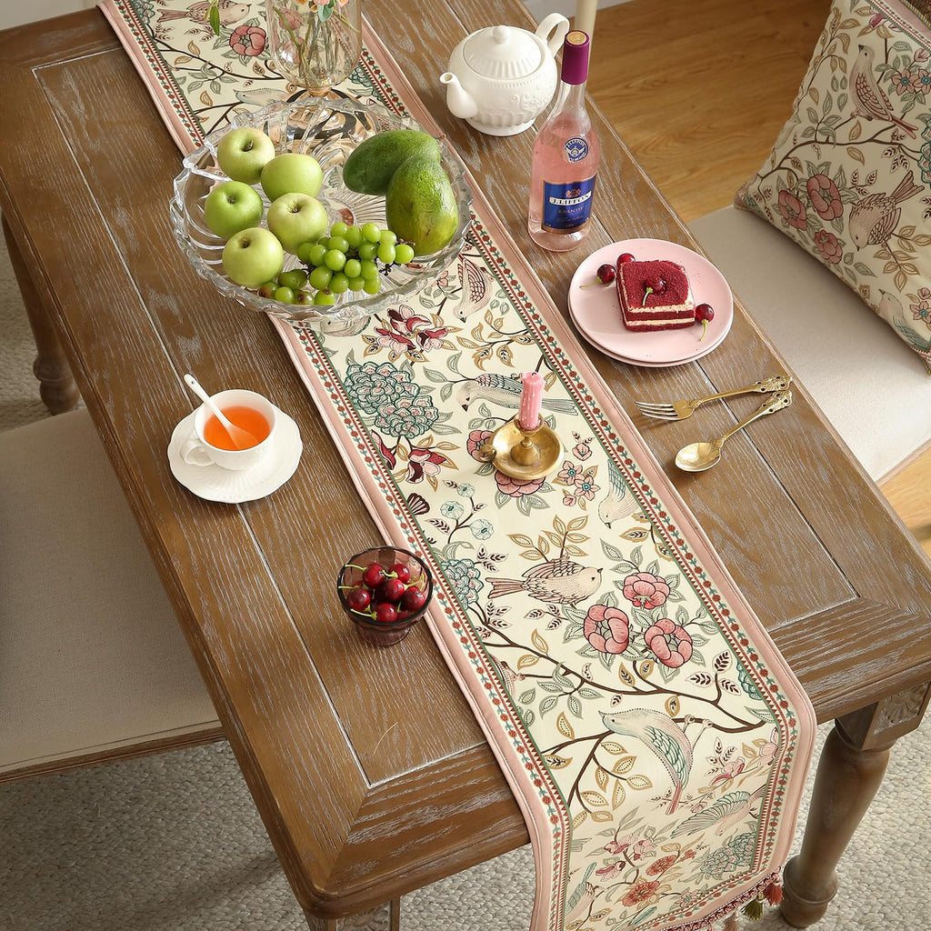 Vintage French Velvet Table Runner B59867