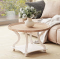 Round Wood Coffee Table Q891